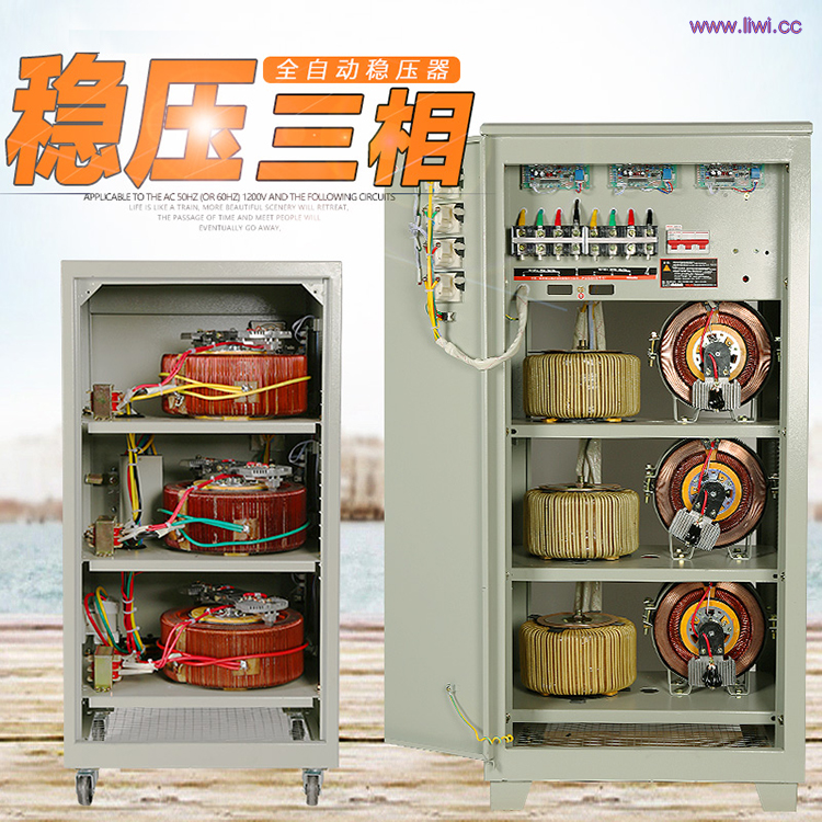 45千瓦的三相穩(wěn)壓器（TNS-45KVA） _高精度全自動(dòng)交流穩(wěn)壓器